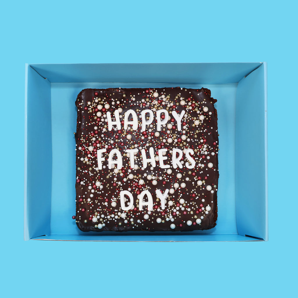 HAPPY FATHER'S DAY Loaded Brownie