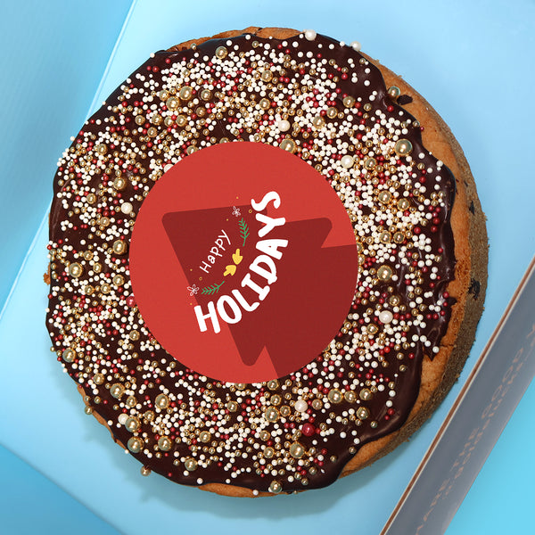 Happy Holidays Giant Cookie