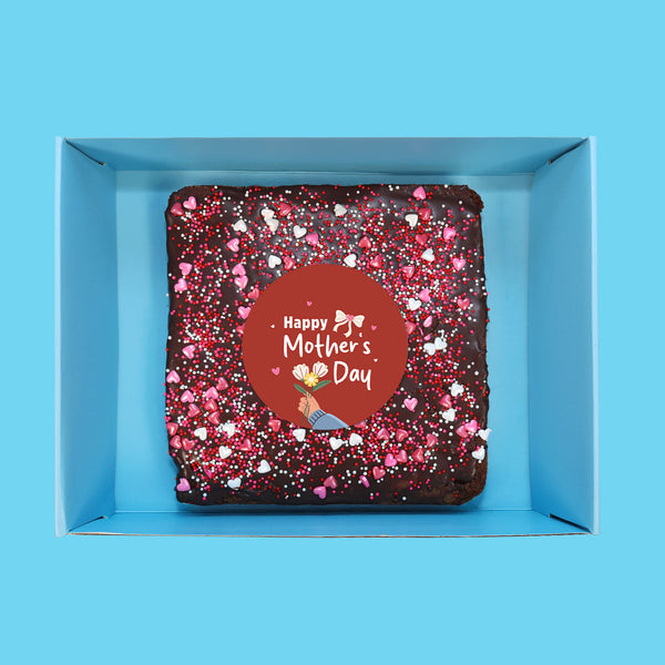 Love You Mum Loaded Brownie - Goldelucks 