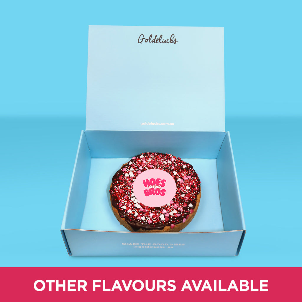 Hoes Before Bros Giant Cookie