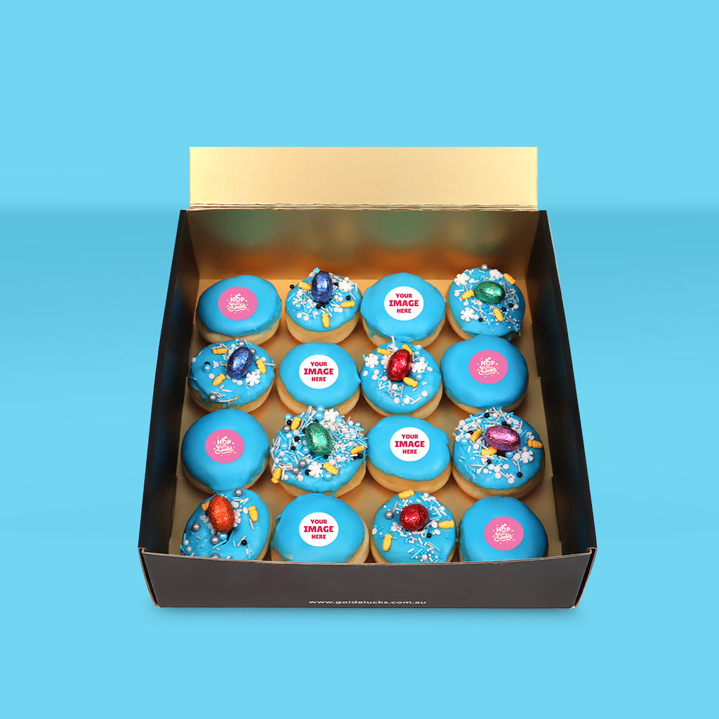 Personalised Hop Into Easter Donuts