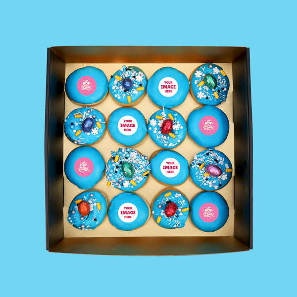 Personalised Hop Into Easter Donuts