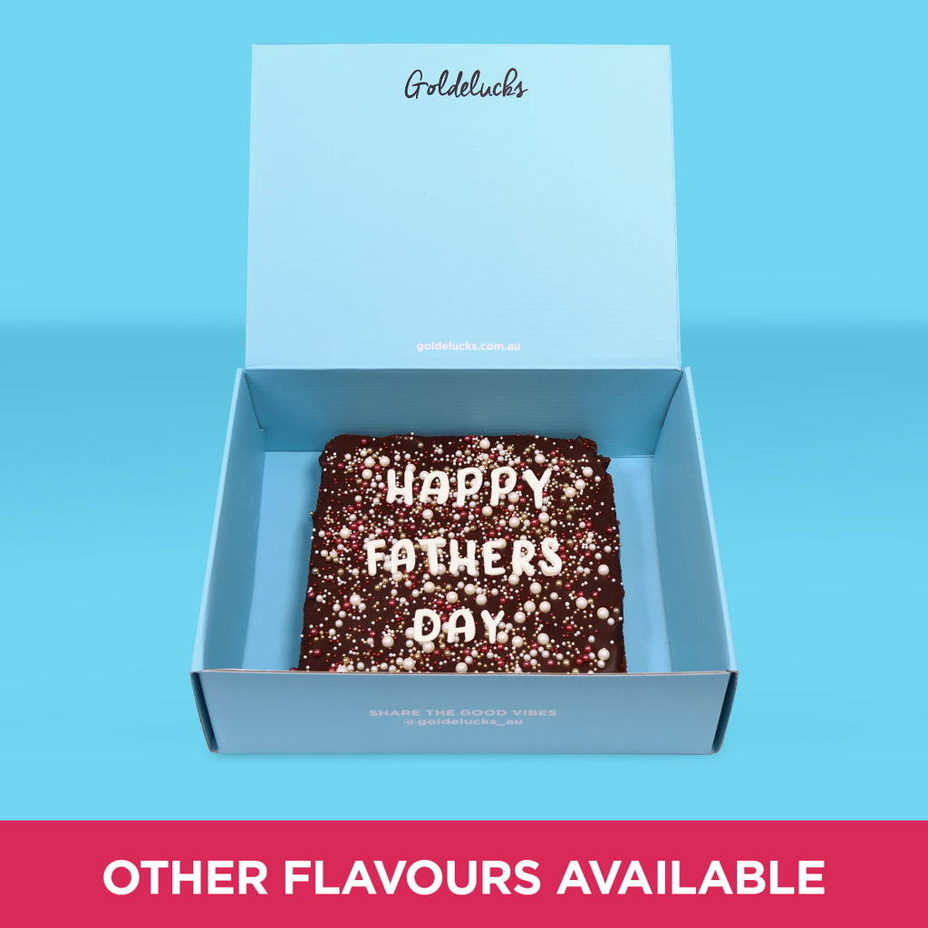HAPPY FATHER'S DAY Loaded Brownie