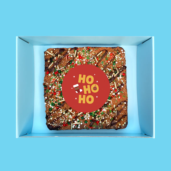 Ho Ho Ho Loaded Brownie