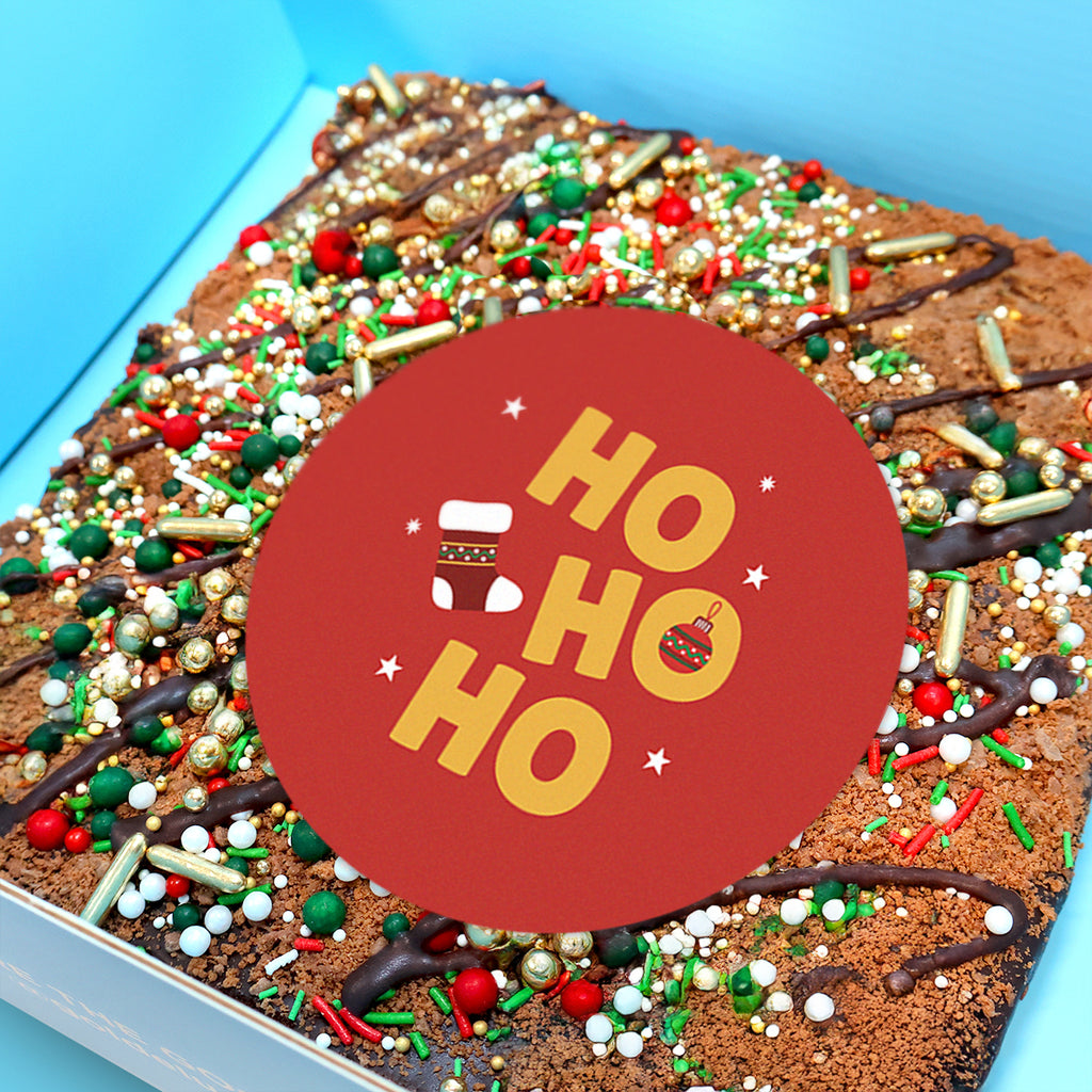 Ho Ho Ho Loaded Brownie
