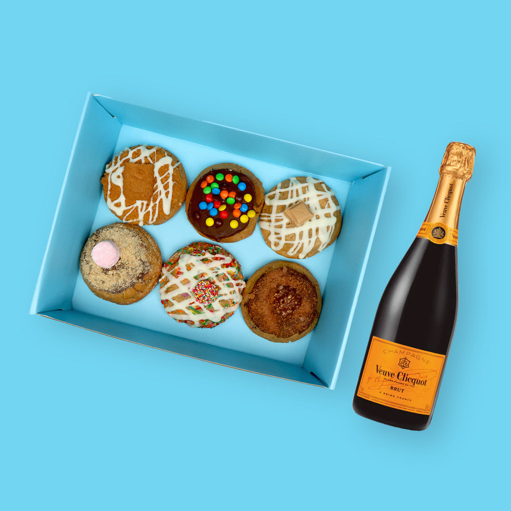 Fully Loaded Cookies & Veuve Clicquot