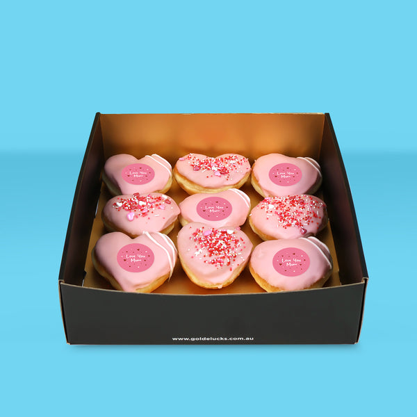 Love You Mum Heart Donut