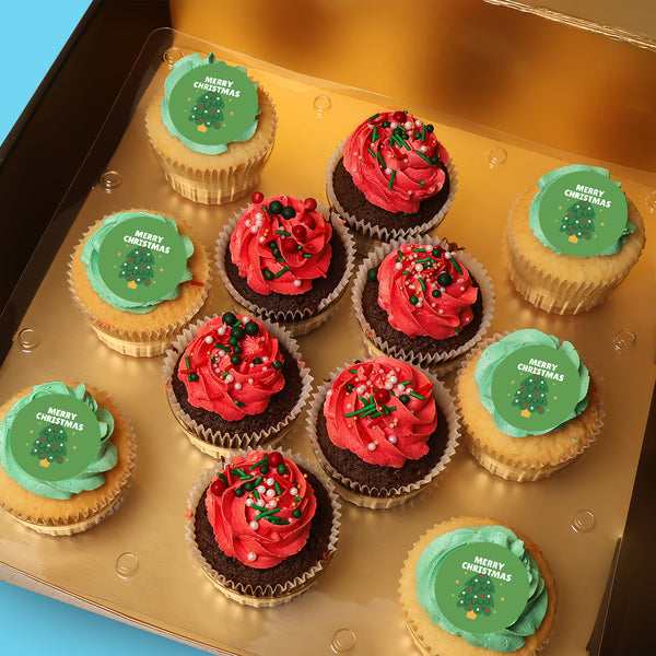 Merry Christmas Cupcakes