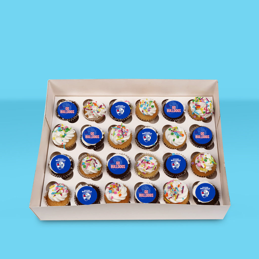 Mini Adelaide Crows Cupcakes - Goldelucks 
