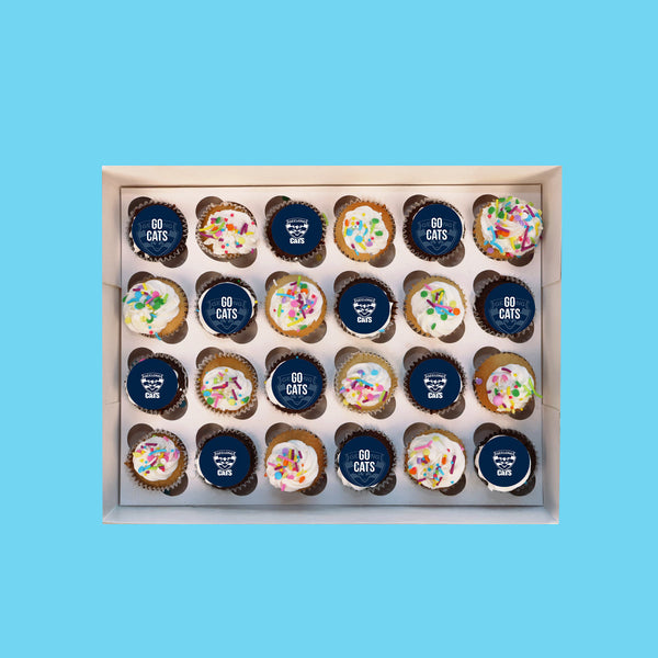 Mini Fremantle Dockers Cupcakes - Goldelucks 