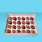 Mini Happy Holidays Cupcakes