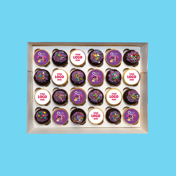 Personalised Mini International Women's Day Cupcakes