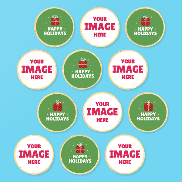 Personalised Happy Holiday Cookies