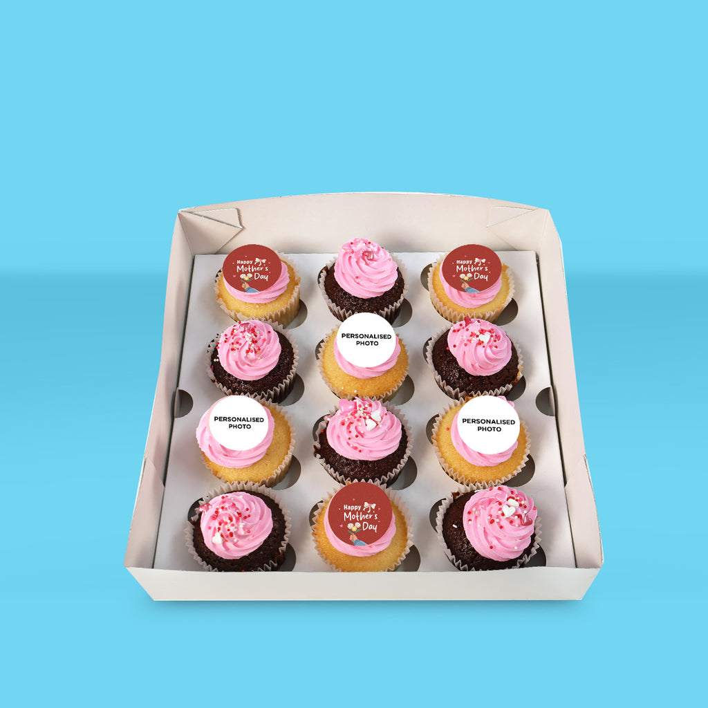 Personalised Mother's Day Cupcakes