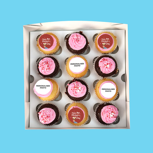 Personalised Mother's Day Cupcakes