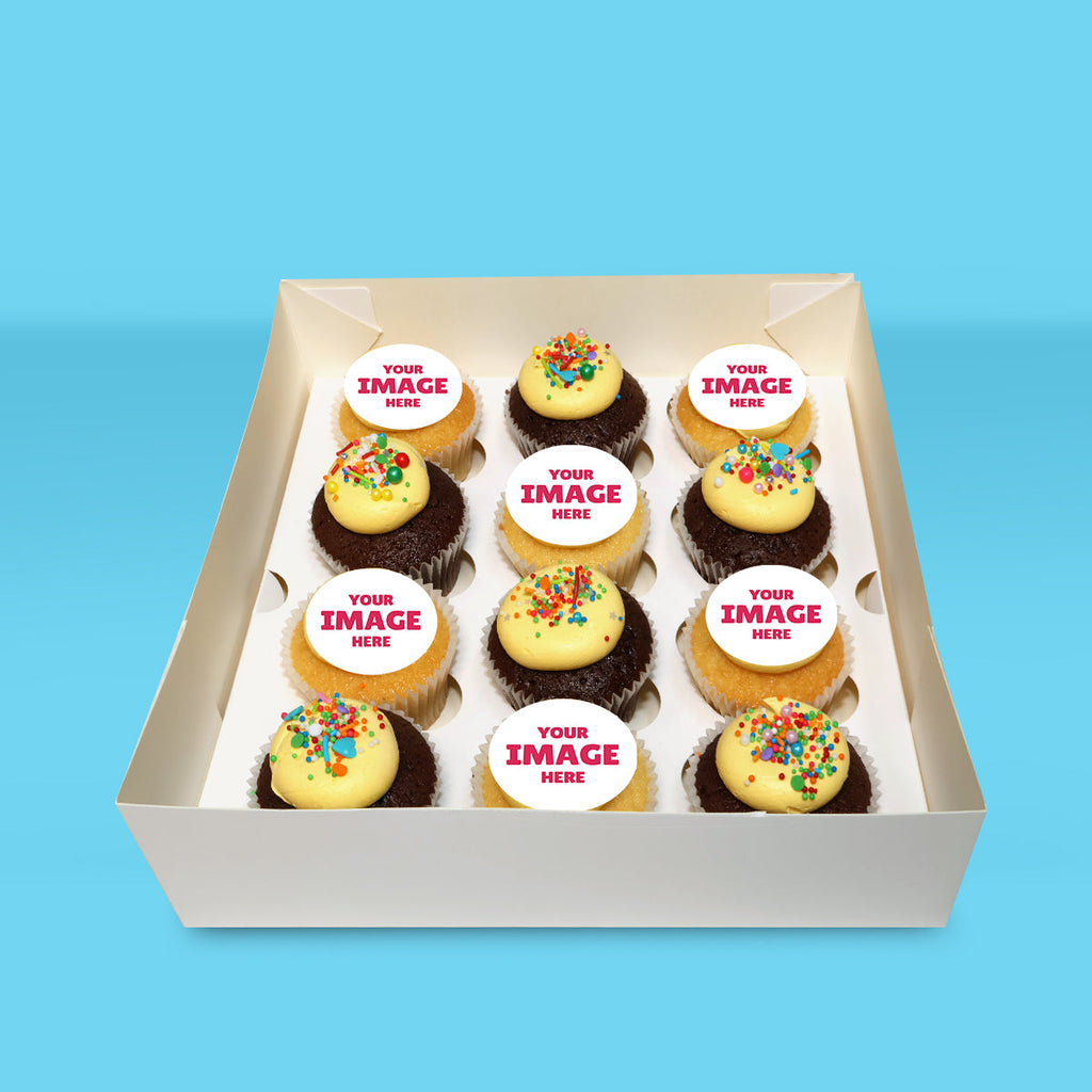 Personalised Purple Cupcakes - Goldelucks 