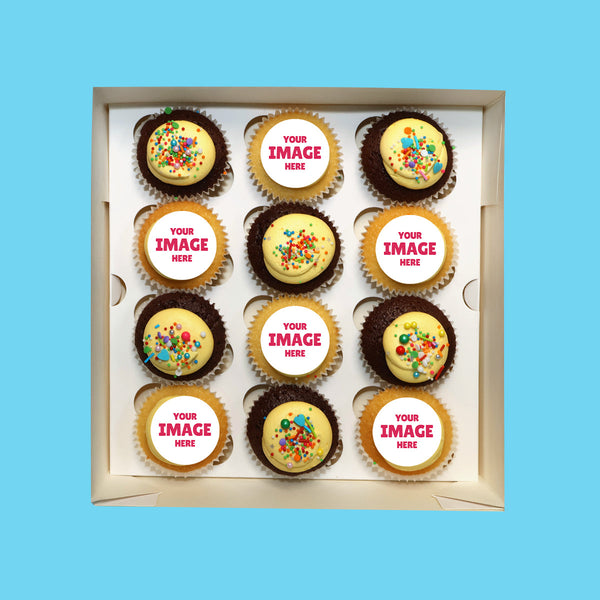 Personalised Purple Cupcakes - Goldelucks 