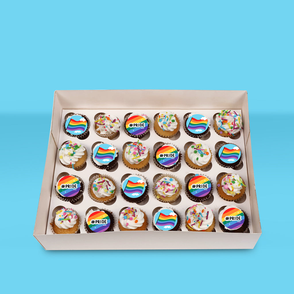 Mini PRIDE Cupcakes