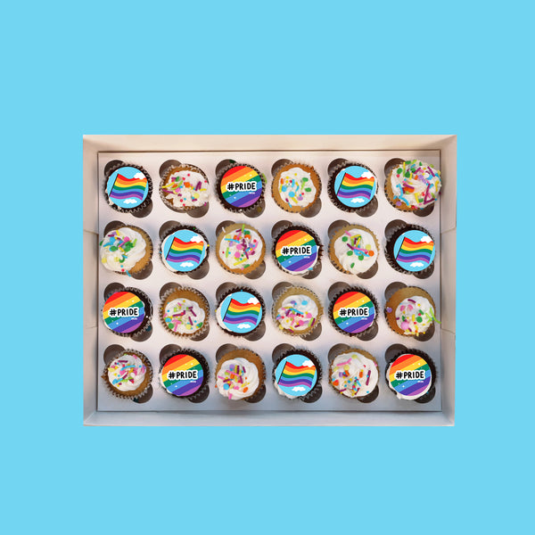 Mini PRIDE Cupcakes