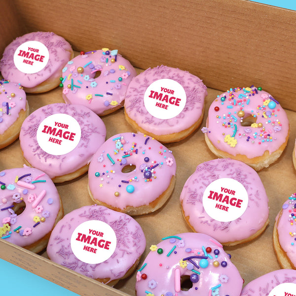 Red Personalised Donuts - Goldelucks 
