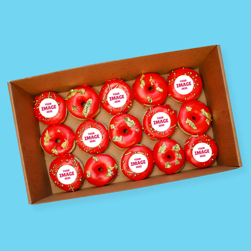 Yellow Personalised Donuts - Goldelucks 