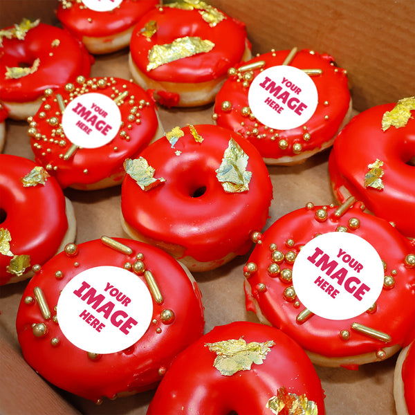 Yellow Personalised Donuts - Goldelucks 