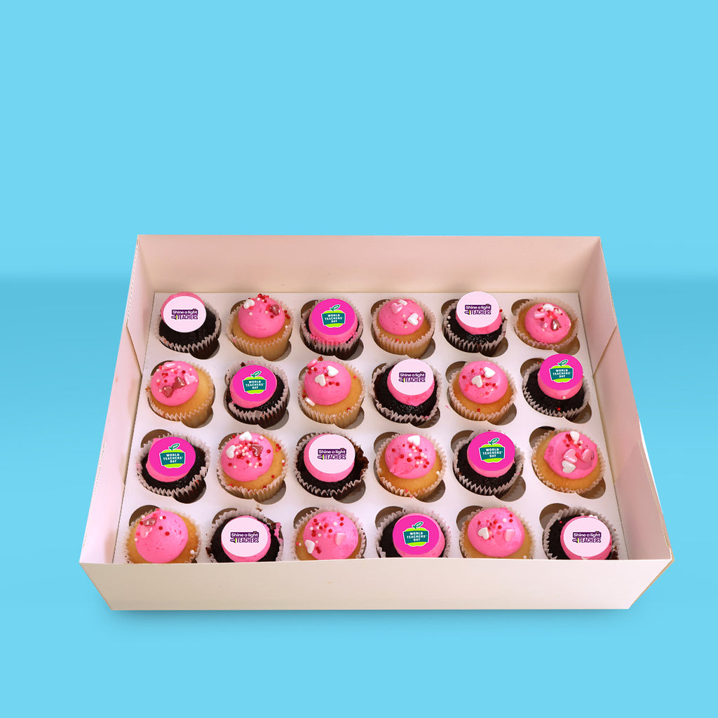 Mini Teachers' Day Cupcakes