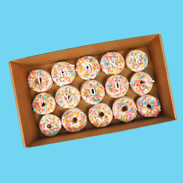 Thank You Letter Donuts