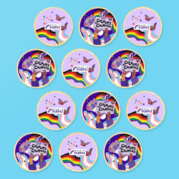 Wear It Purple Cookies