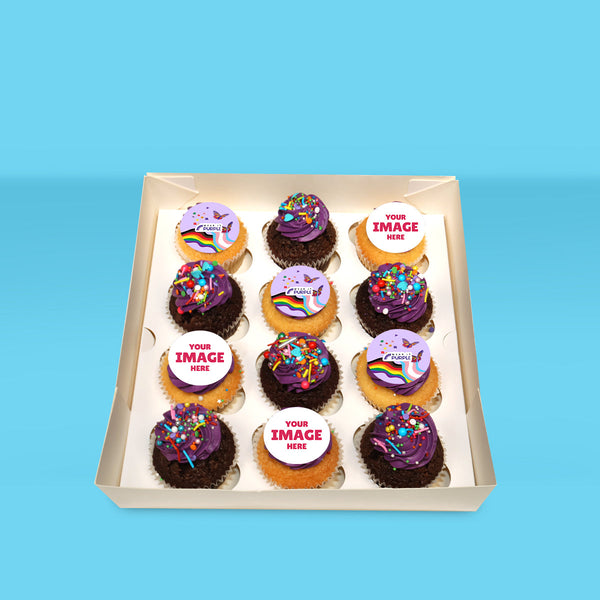 Personalised Colour of Courage Cupcakes - Goldelucks 