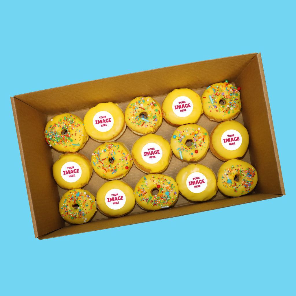 Personalised Yellow Donuts